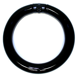 Round Black Light Tube - Click Image to Close
